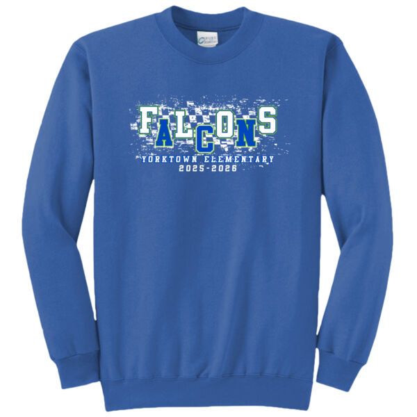 Unisex/Mens 50/50 Blend Fleece Crewneck Sweatshirt Thumbnail