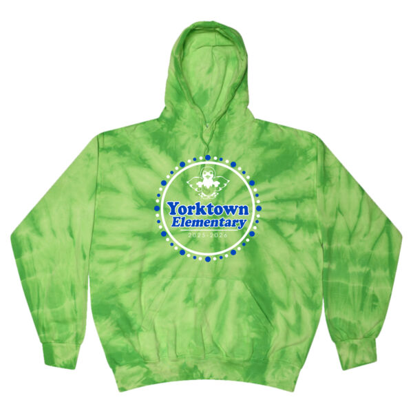 Youth Tie-Dyed Hooded Sweatshirt Thumbnail