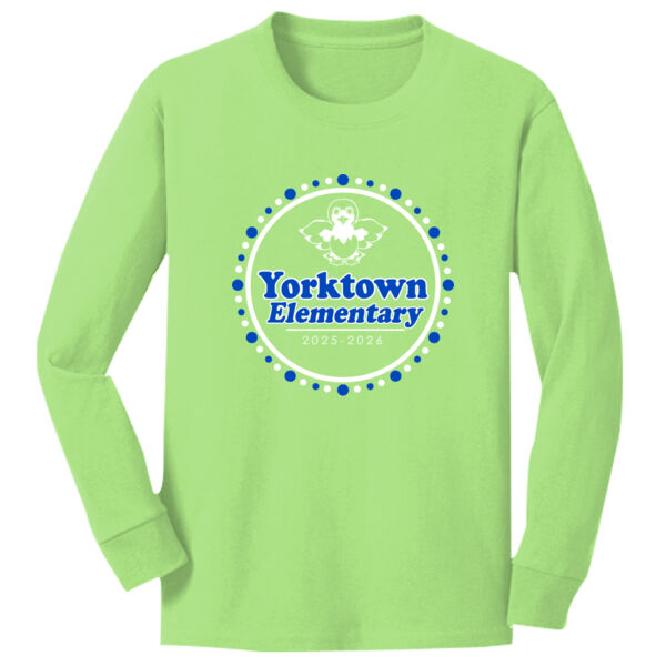 Youth 50/50 Blend Long Sleeve Core Cotton Tee Thumbnail