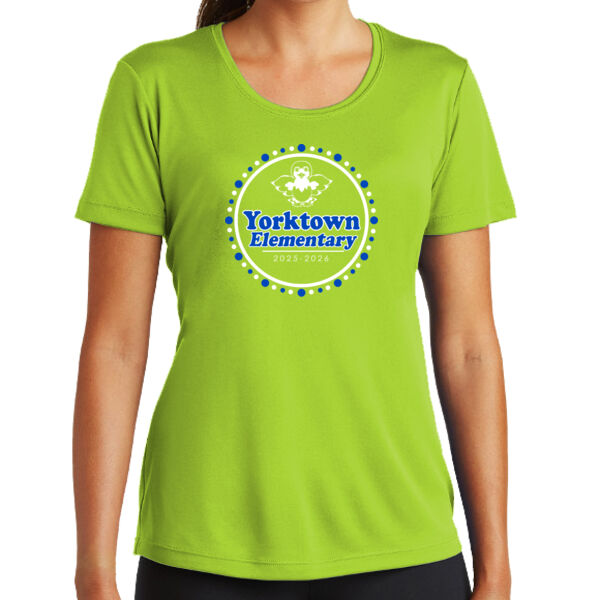 Ladies 100% Polyester Wicking Tshirt Thumbnail