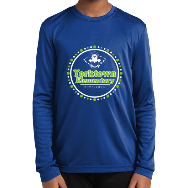 Youth 100% Polyester Wicking Longsleeve Tshirt Thumbnail