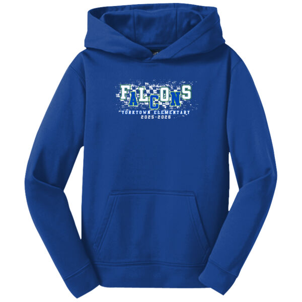Youth 100% Polyester Fleece Hooded Pullover Thumbnail